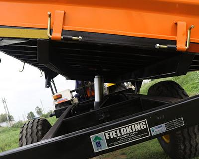 Feildking 3 way tipping tractor trailer 